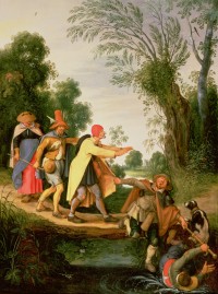 "The Blind Leading the Blind" by Sebastian Vrancx (1573-1647)